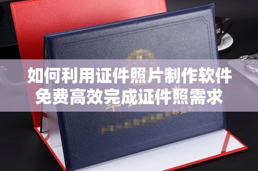 珠海如何利用证件照片制作软件免费高效完成证件照需求